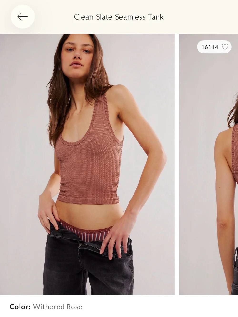 Free People Clean Slate Tank